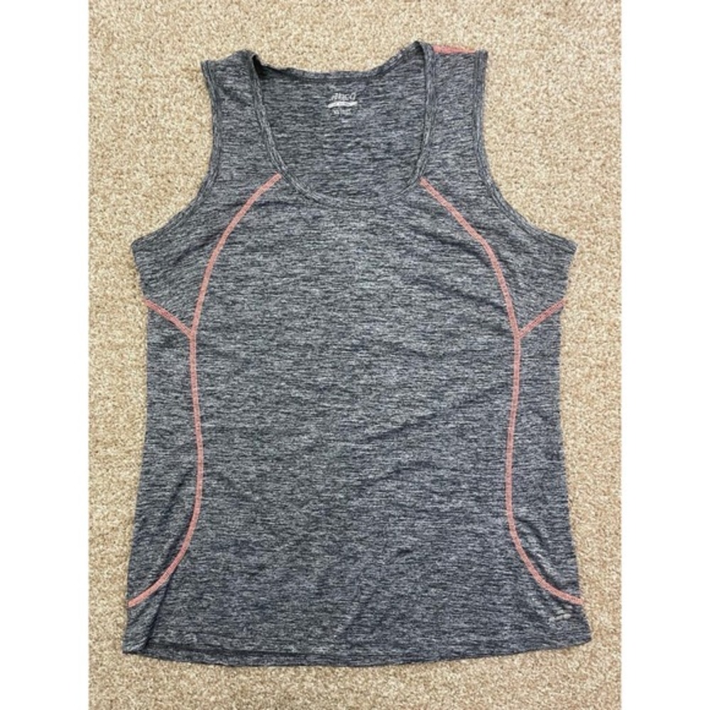 Bcg Tru-Wick, athletc womens‎  Racerback Tank, Gray Pattern, Size XL